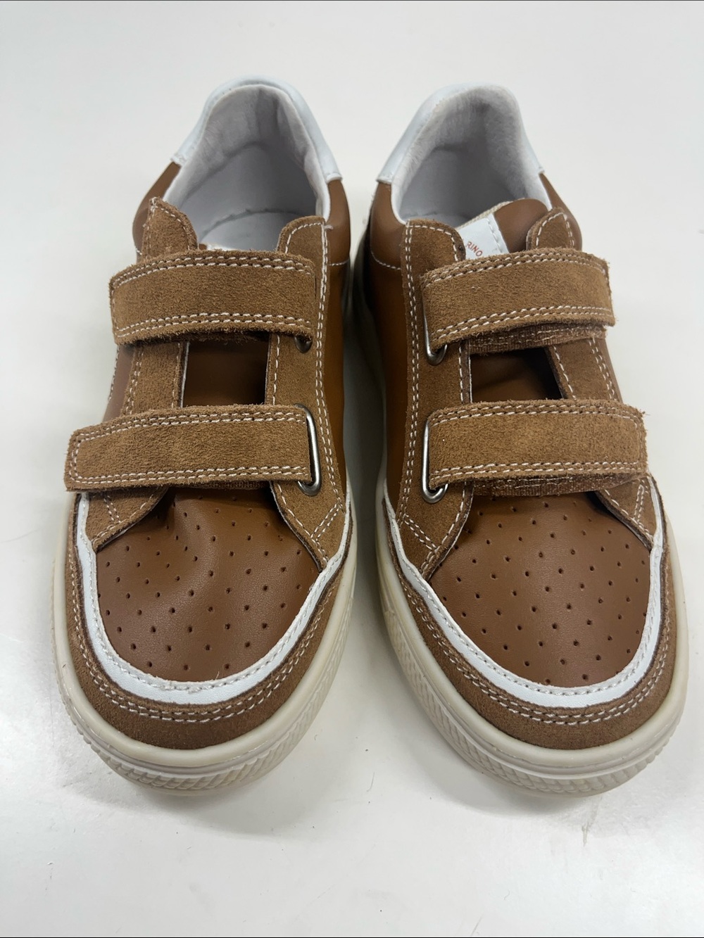 Naturino Ariton Sneaker in Brown Leather & Suede Size 30 (US 12.5) - Picture 2 of 7